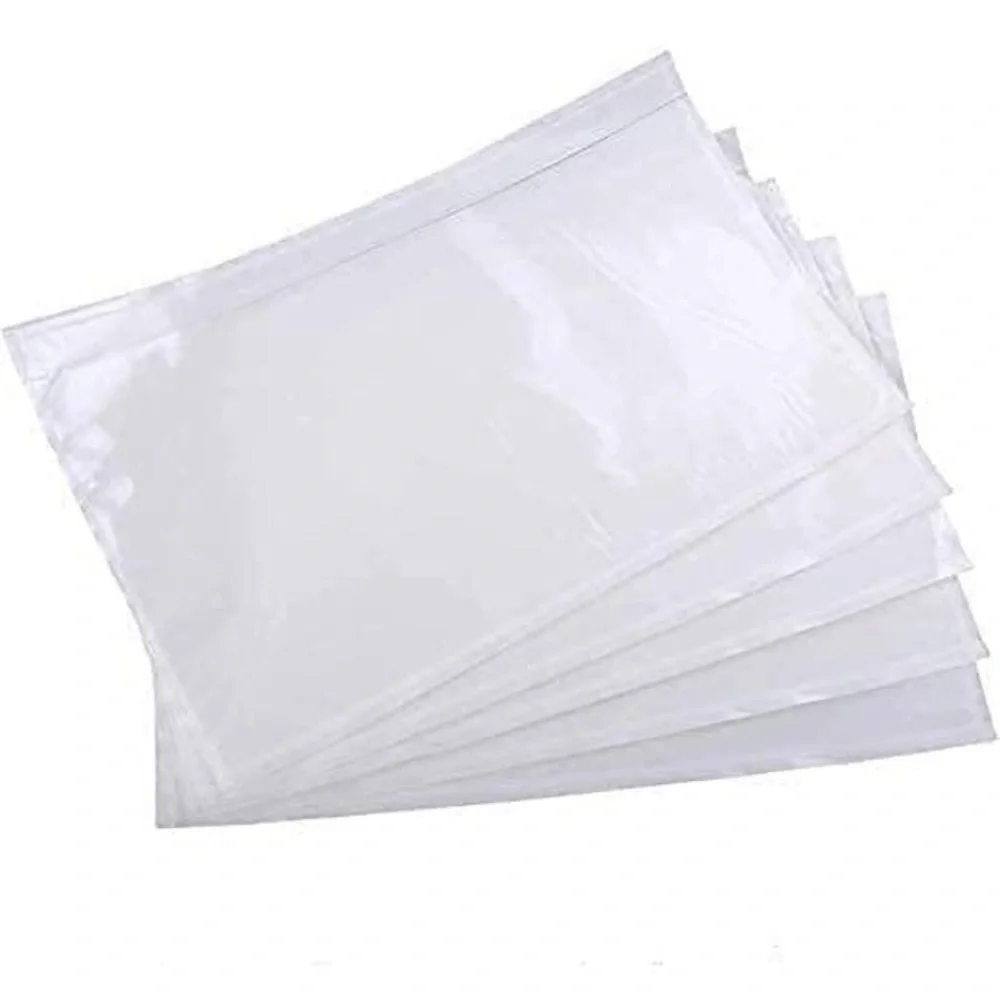 100 Packing 7.5" X 5.5" Self Adhesive Shipping Label Envelope Pouches - Picture 3 of 5